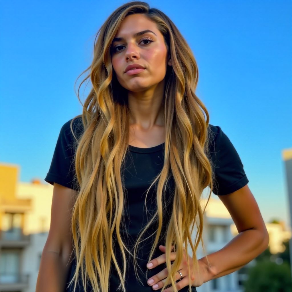 Long Honey Blonde Box Braids