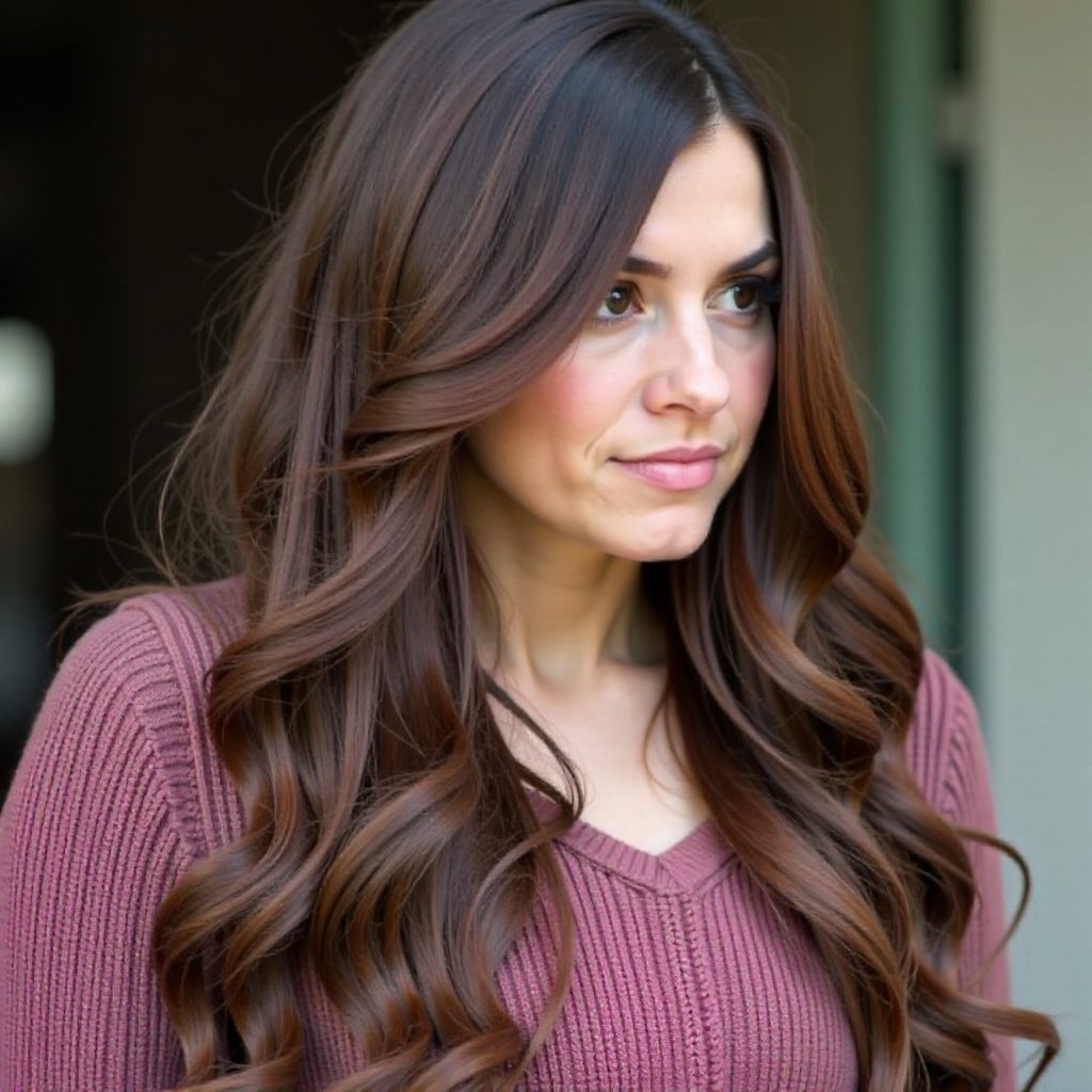Long Tousled Textured Waves