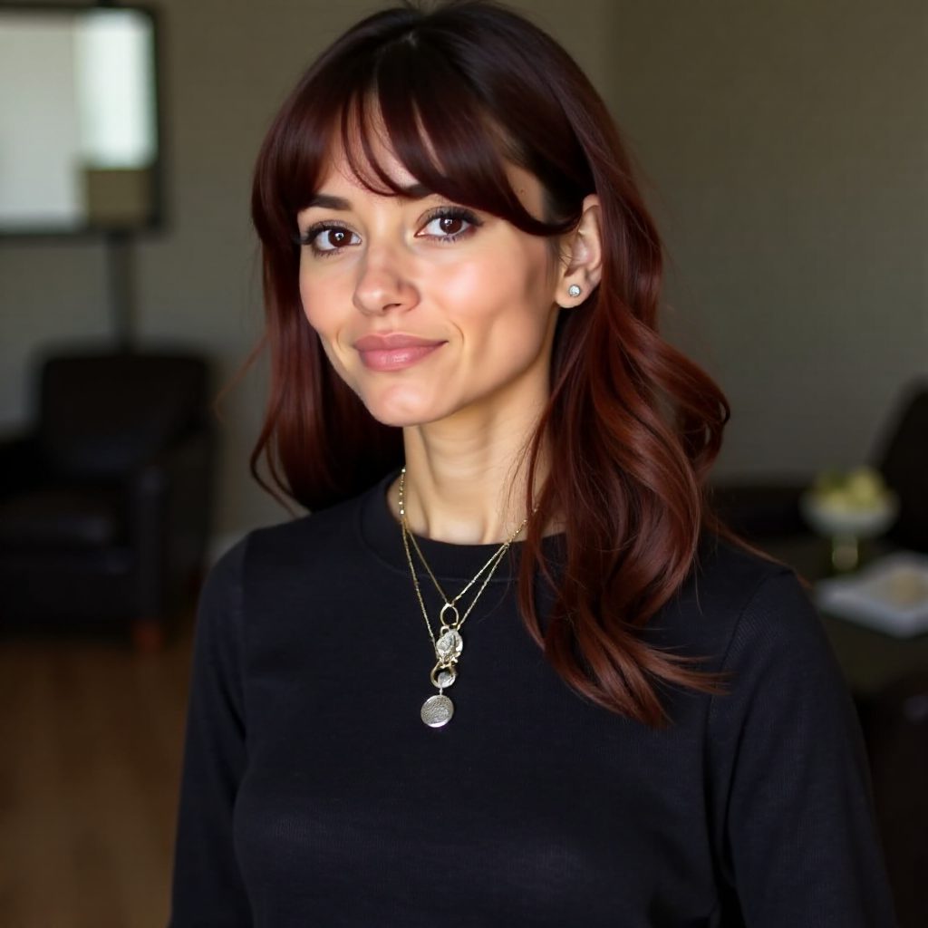 Feathered Layers and Lightweight Bangs