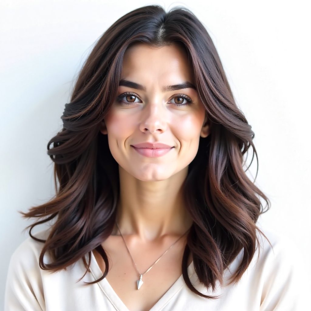 Medium Wavy Hairstyle