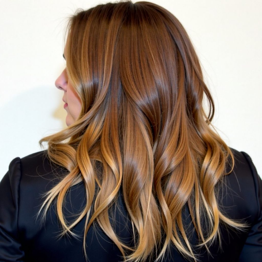 Medium Choppy Wavy Hairstyle
