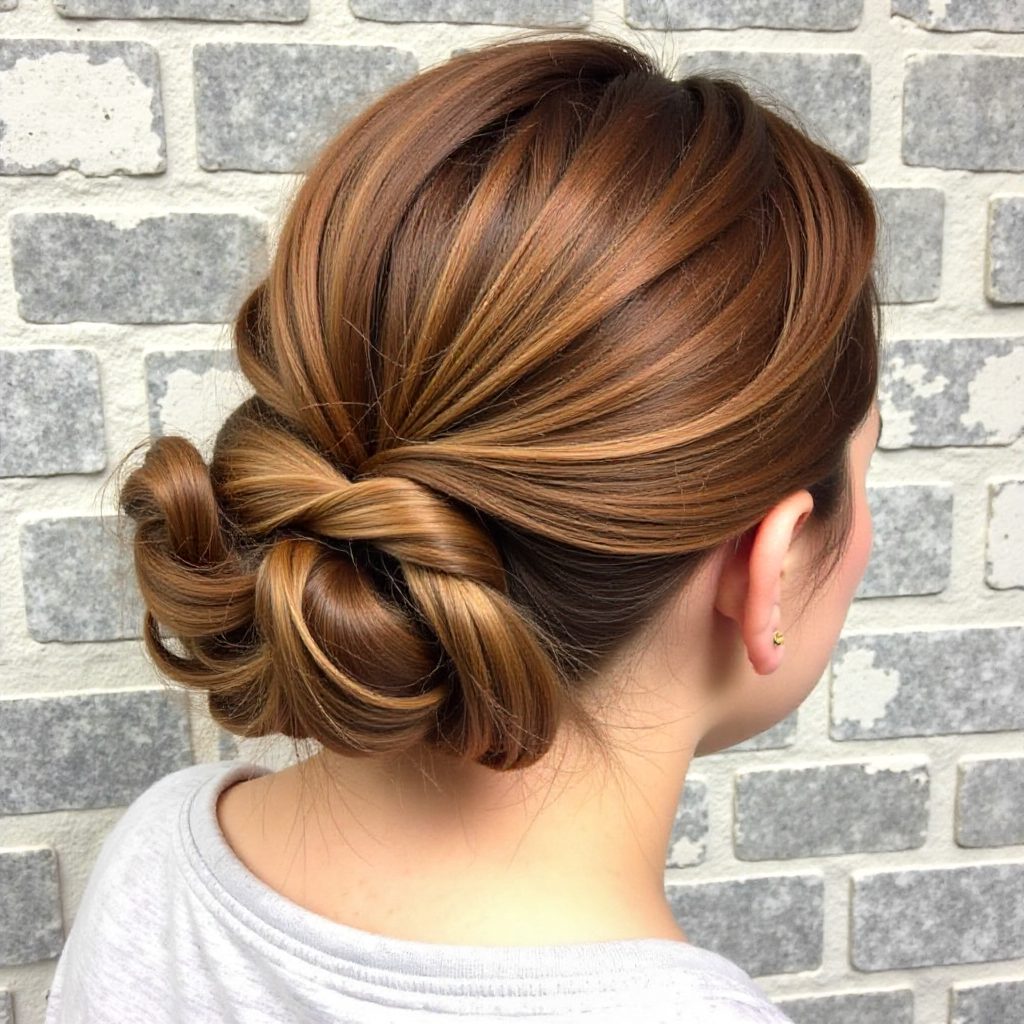 Elegant Braided Updo For Long Hair