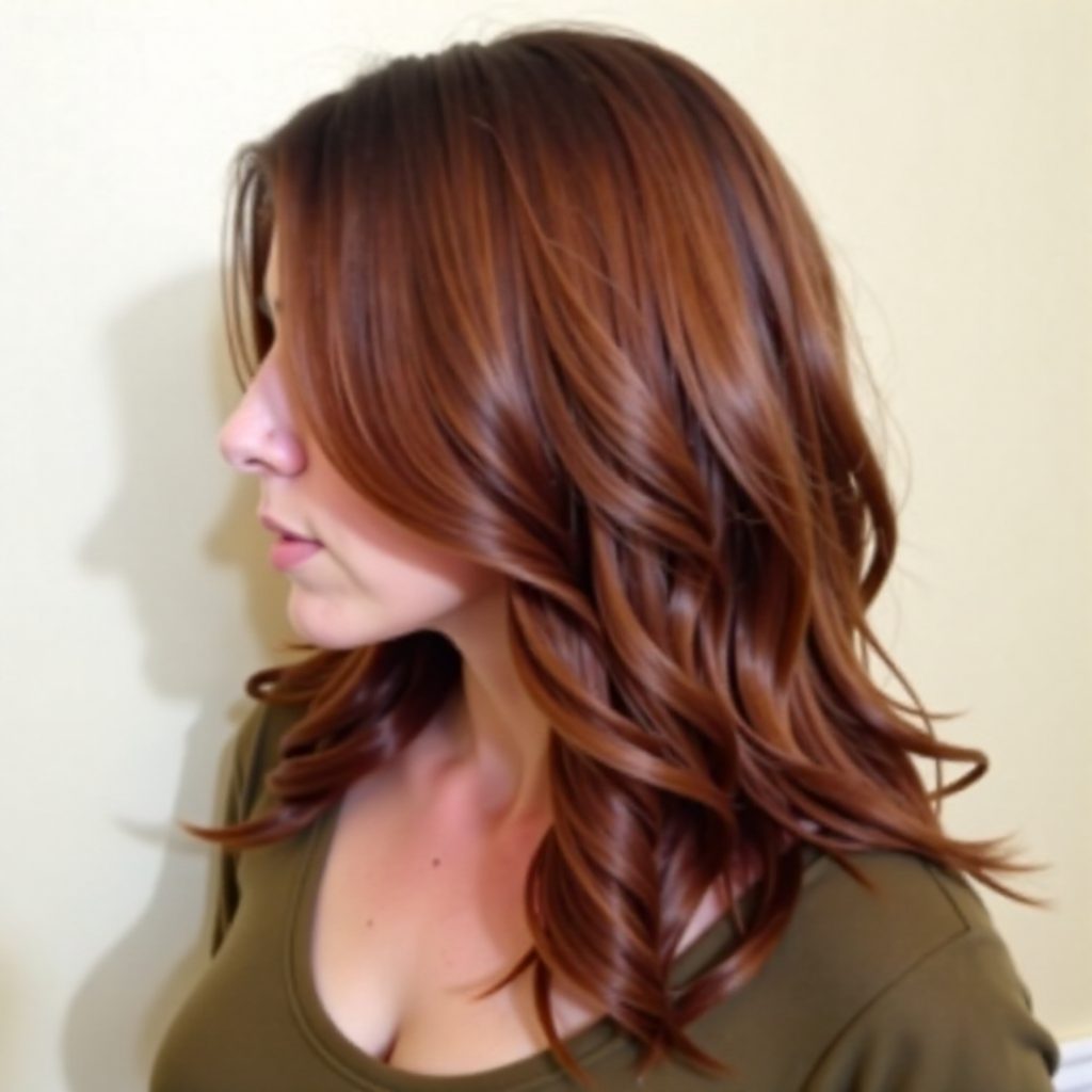 Medium Layered Elegant Hairstyle