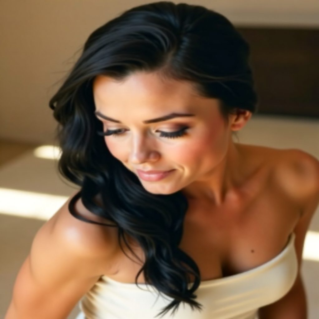 Bridal Curly Side Downdo