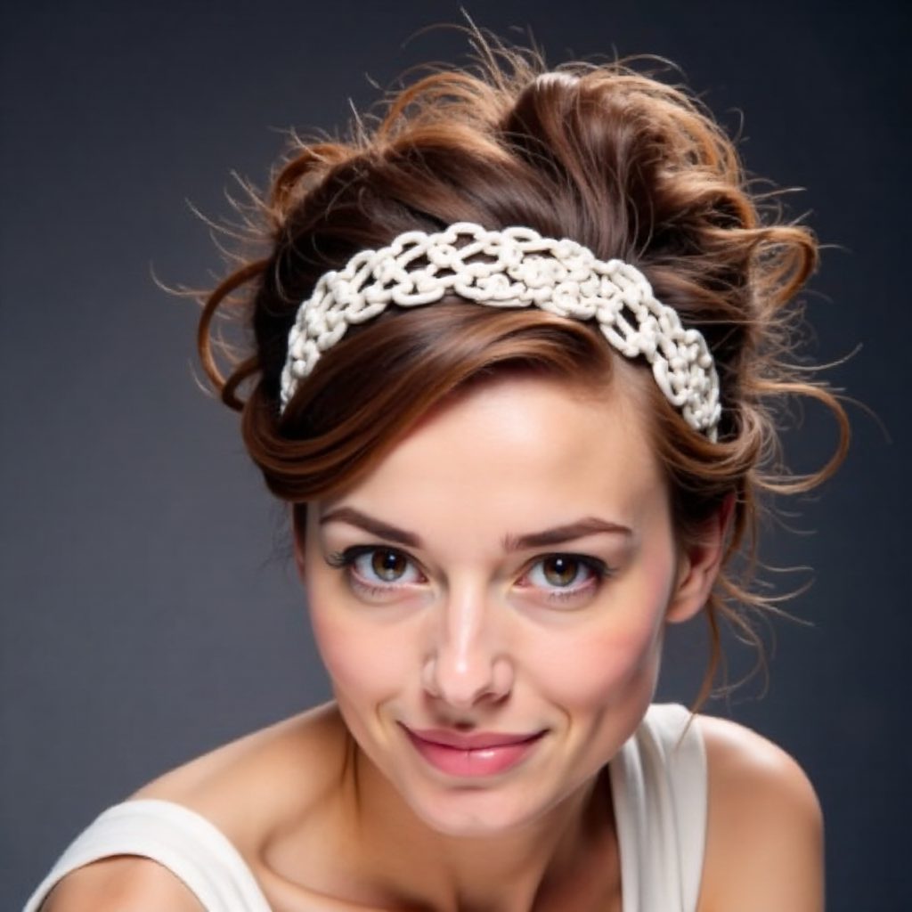 messy beehive updo for new year's eve