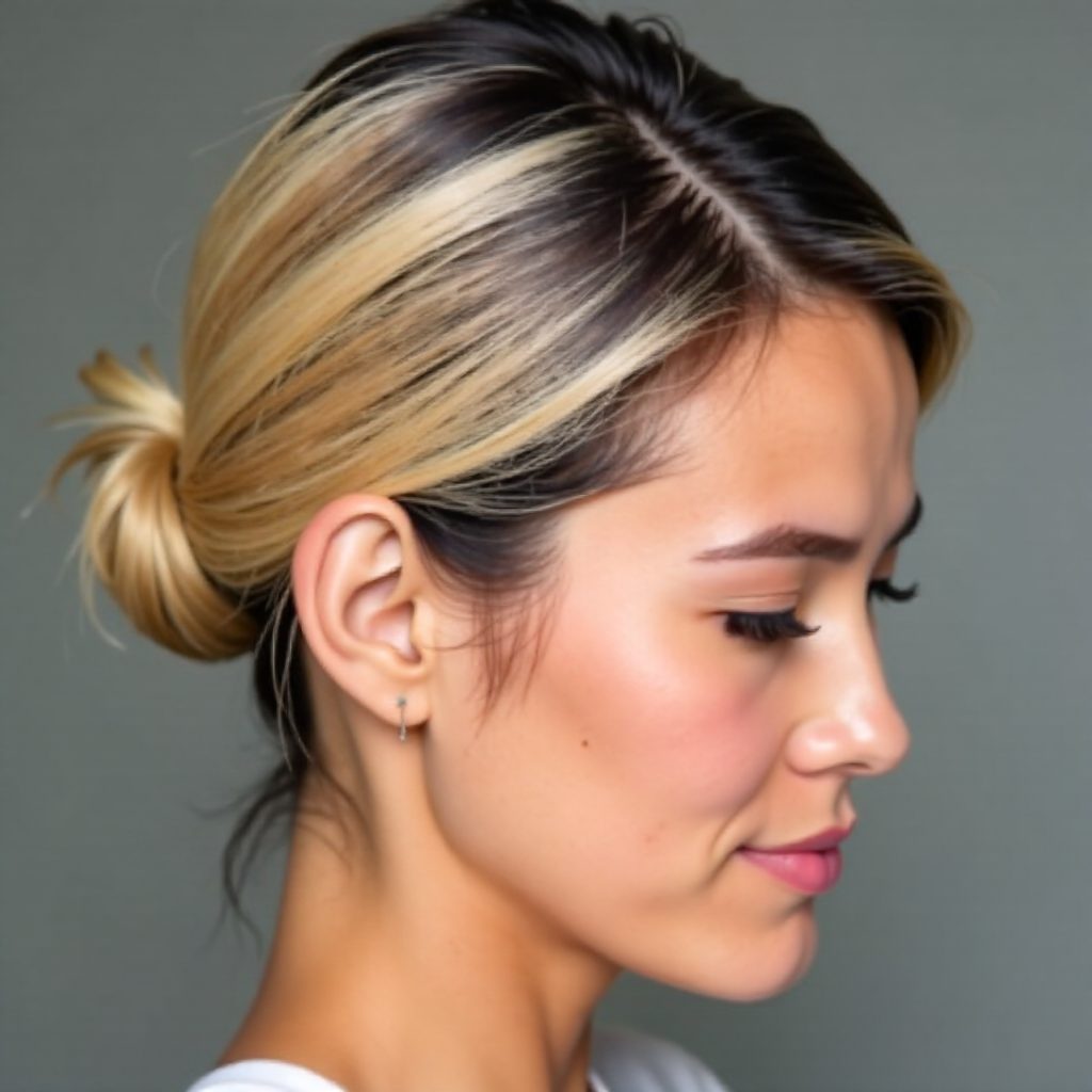 fishtail crown braid updo