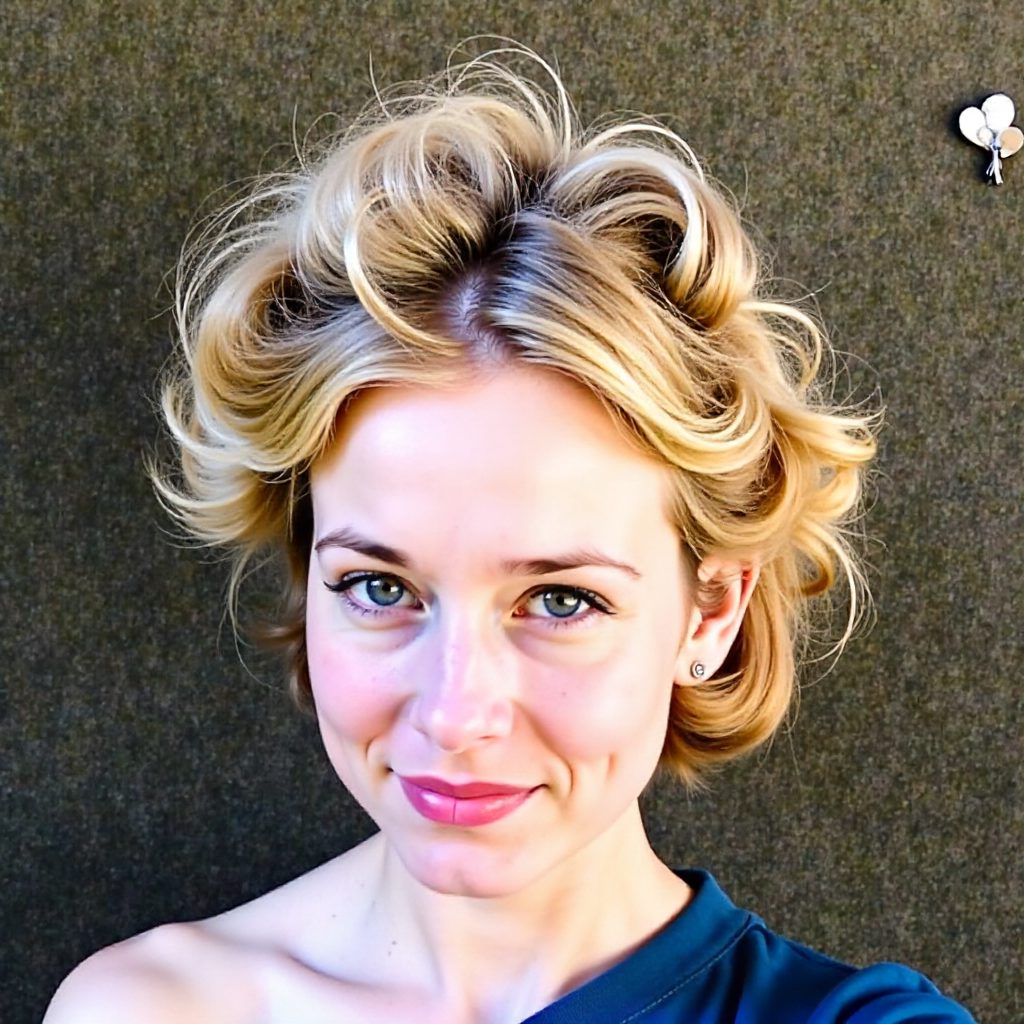 two messy buns updo