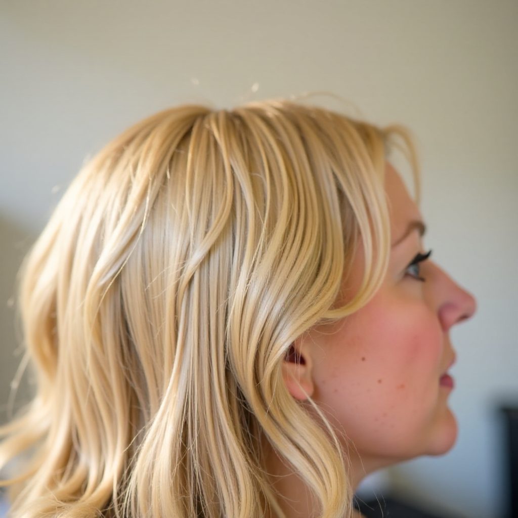 beach wedding simple medium hairstyle