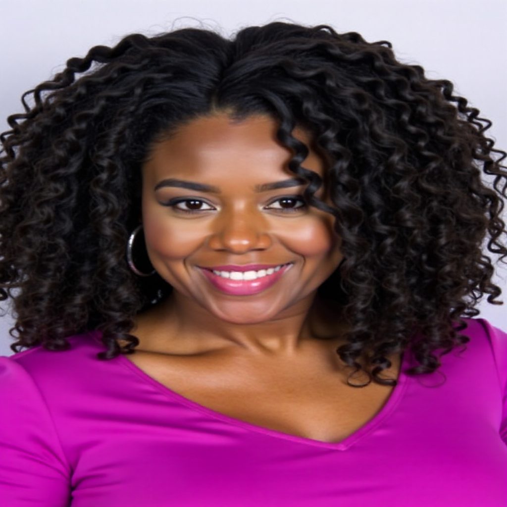 medium natural hairstyle