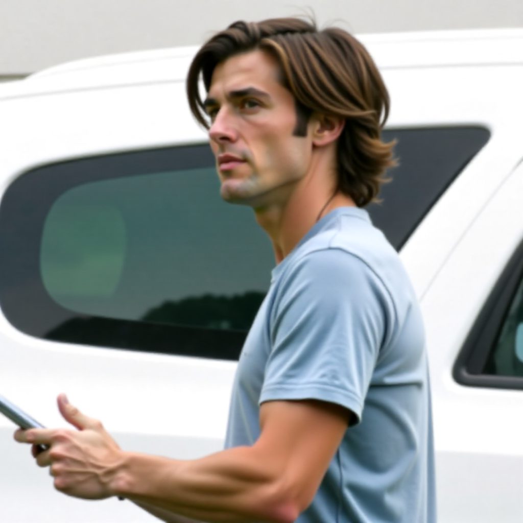 Zac Efron medium curly hairstyle