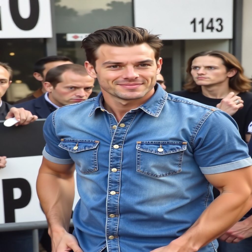 Zac Efron short spiky hairstyle