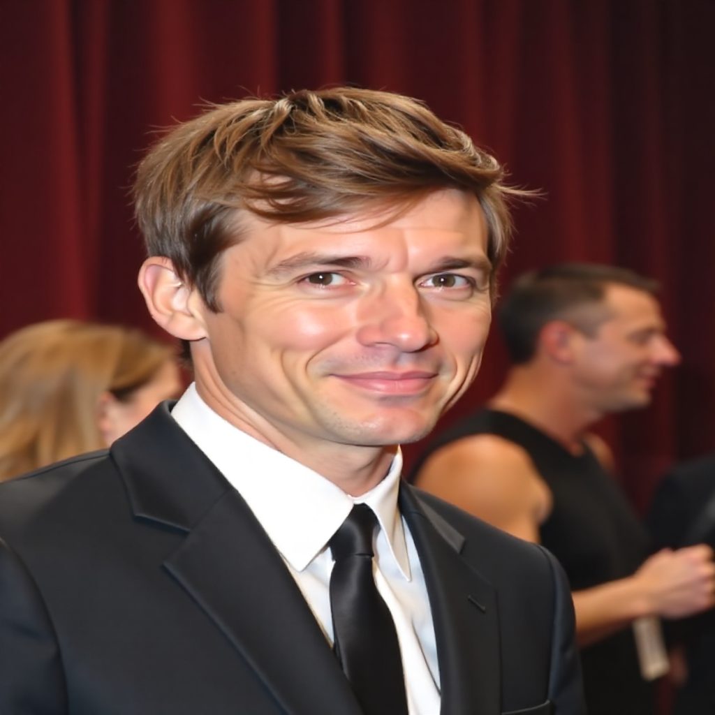 Zac Efron messy hairstyle