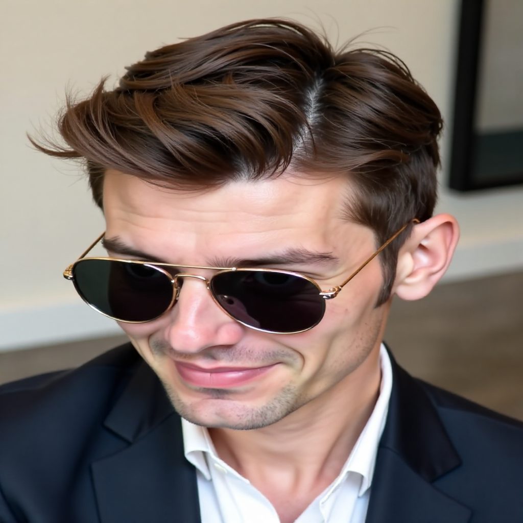 Zac Efron short textured haircut