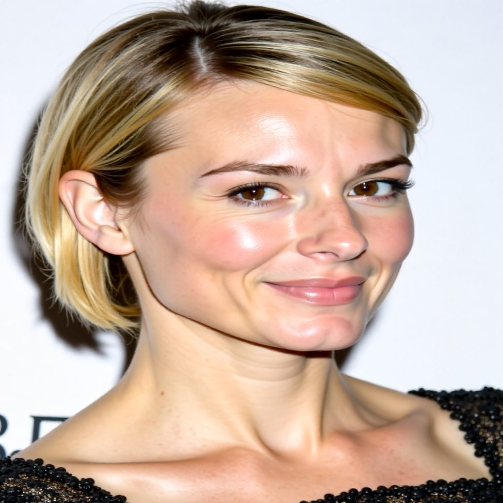 classic blunt bob hairstyle