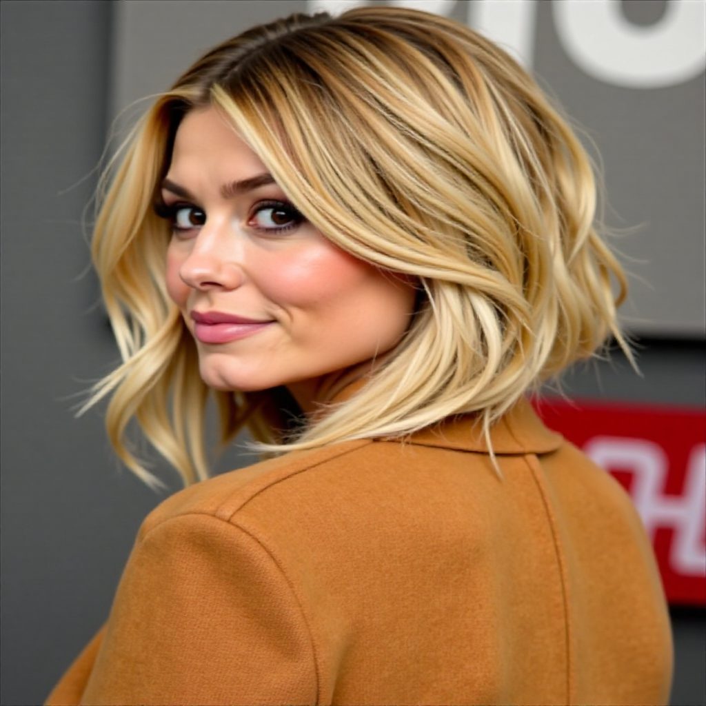 classic blonde bob