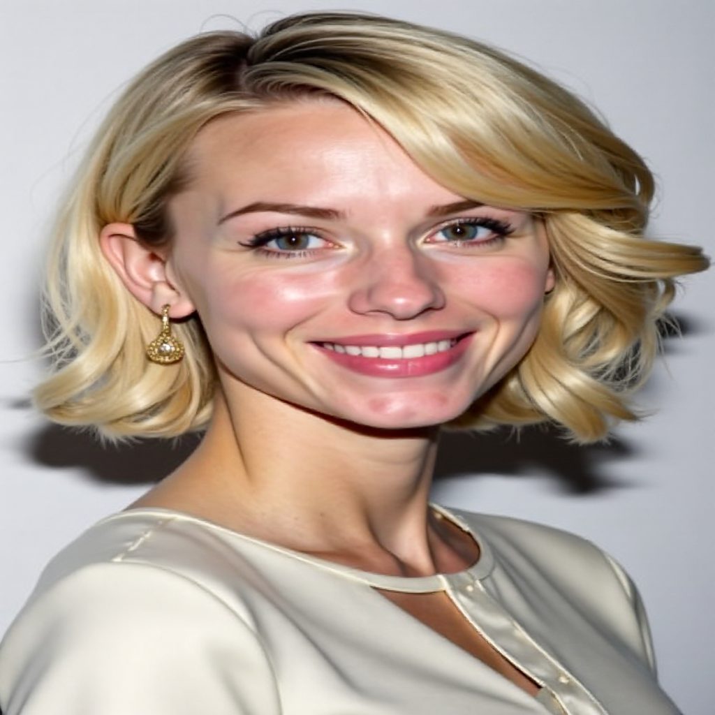classic A-line bob hairstyle