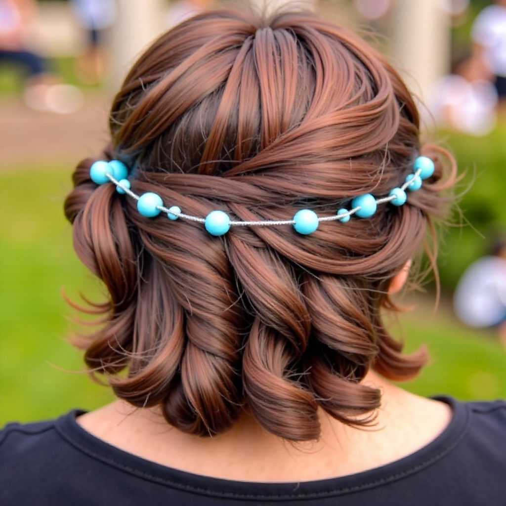 Low Fishtail Bun