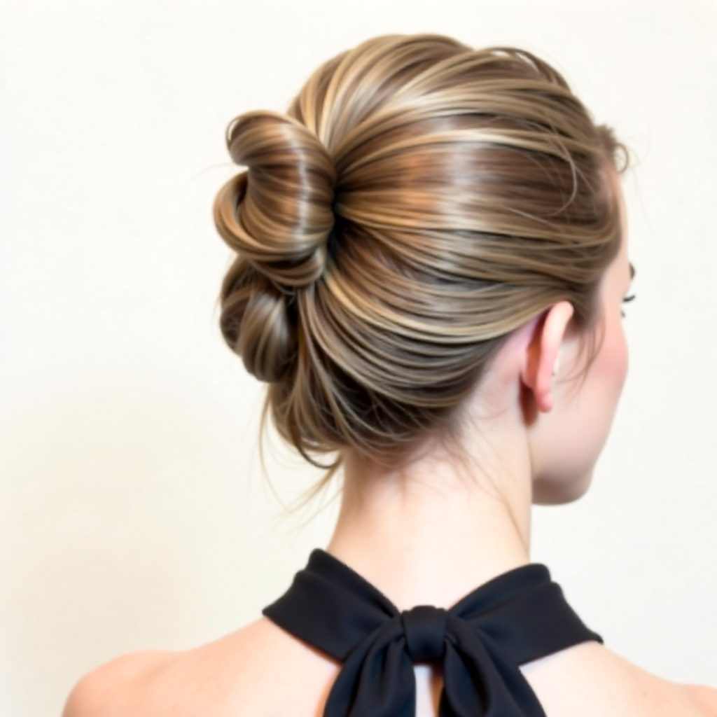 french twist formal updo