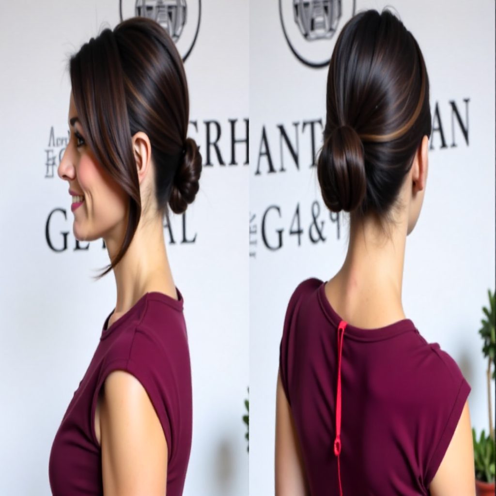 lovely braided bun updo for special occasions