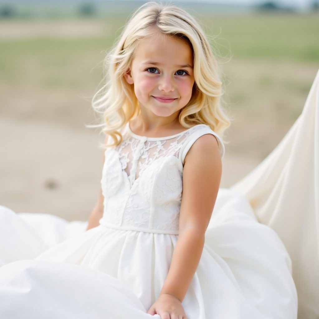 quick flower girl hairstyle