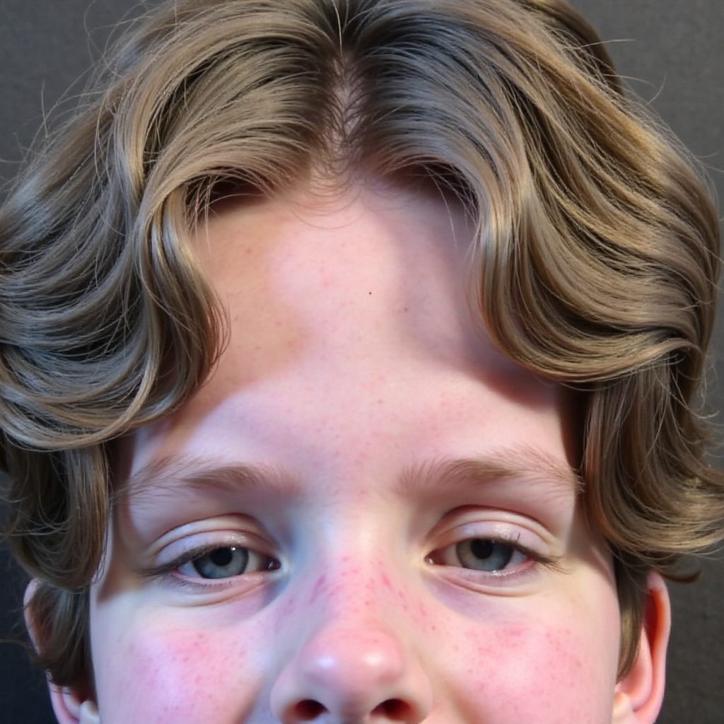 braid and knots toddler's hairstyle