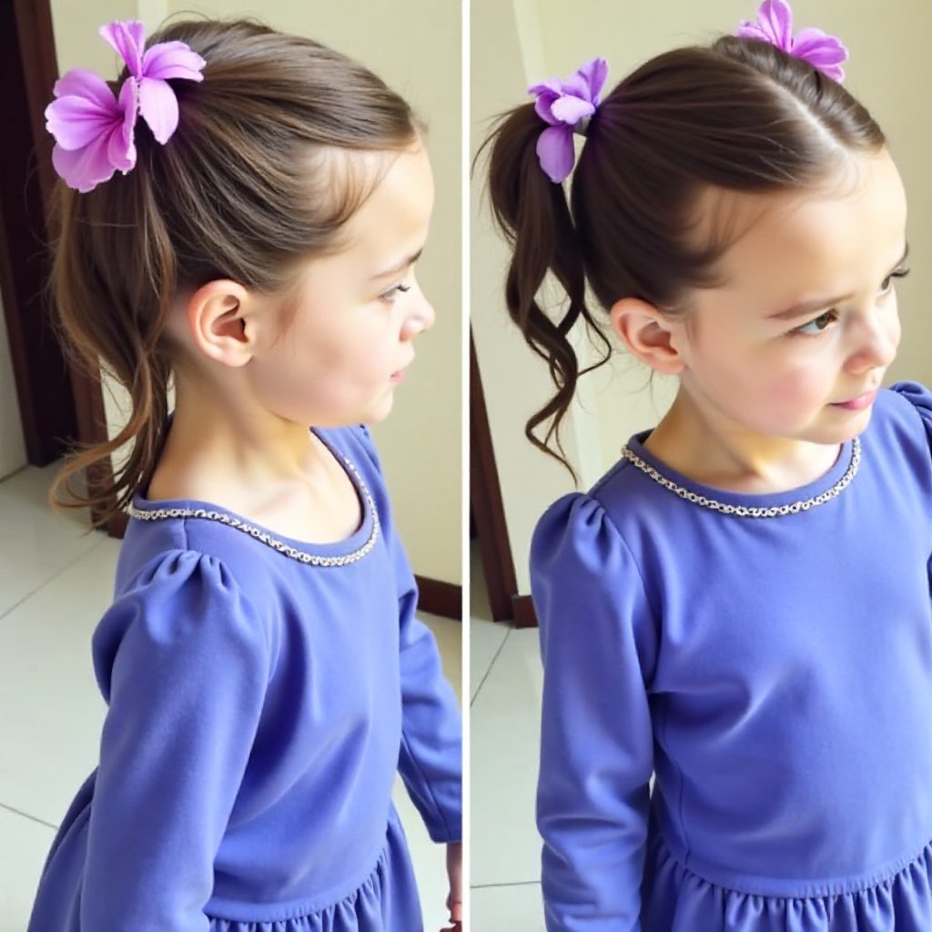ponytails hairstyles for girls