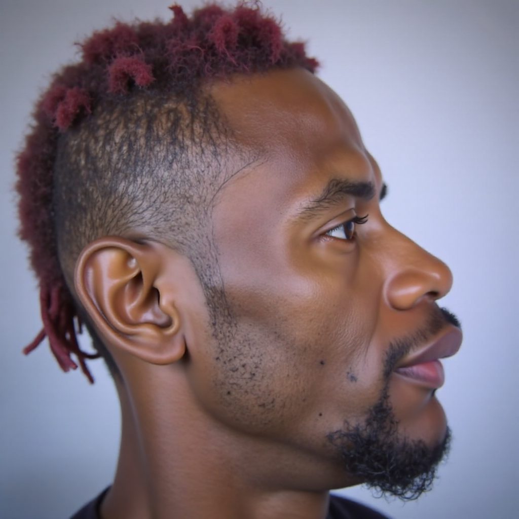 side braid into pony for medium layered hair