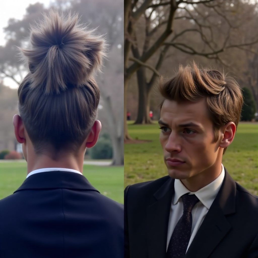 braid into bun back to school hairstyle