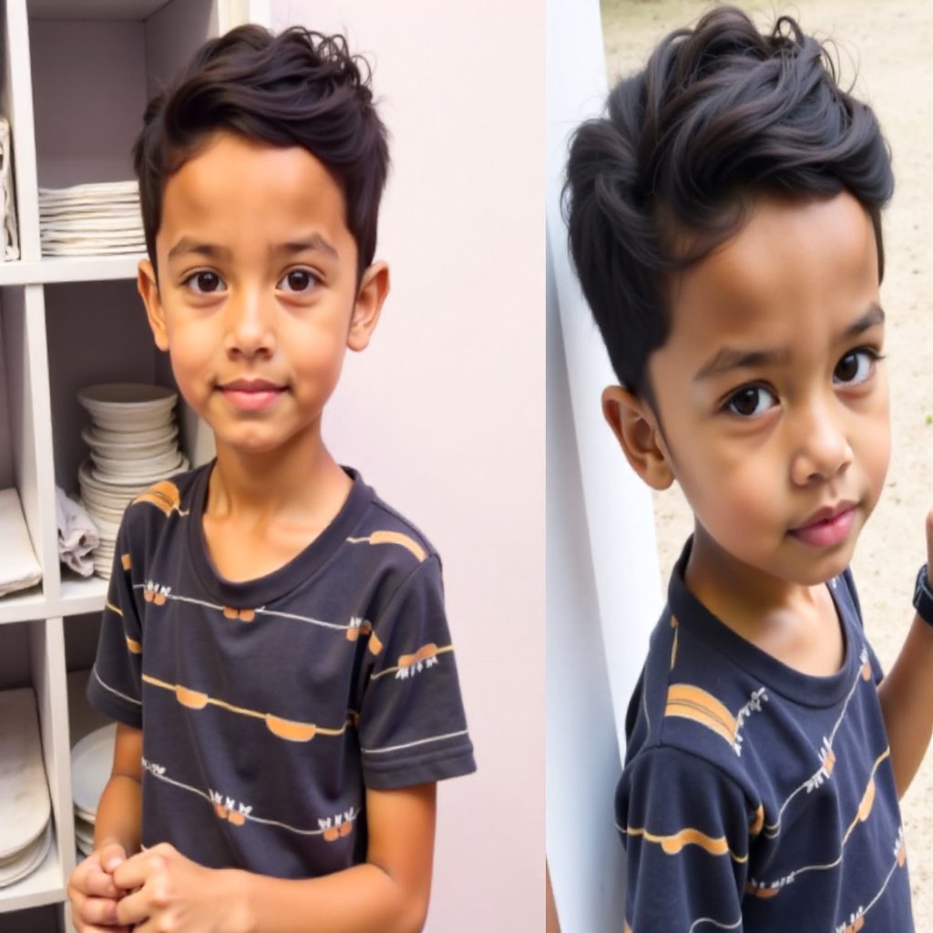 short curly hairstyle for black boys