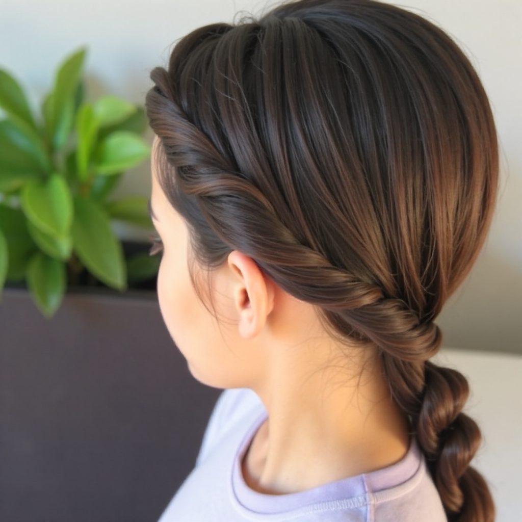 knotted headband hairstyle