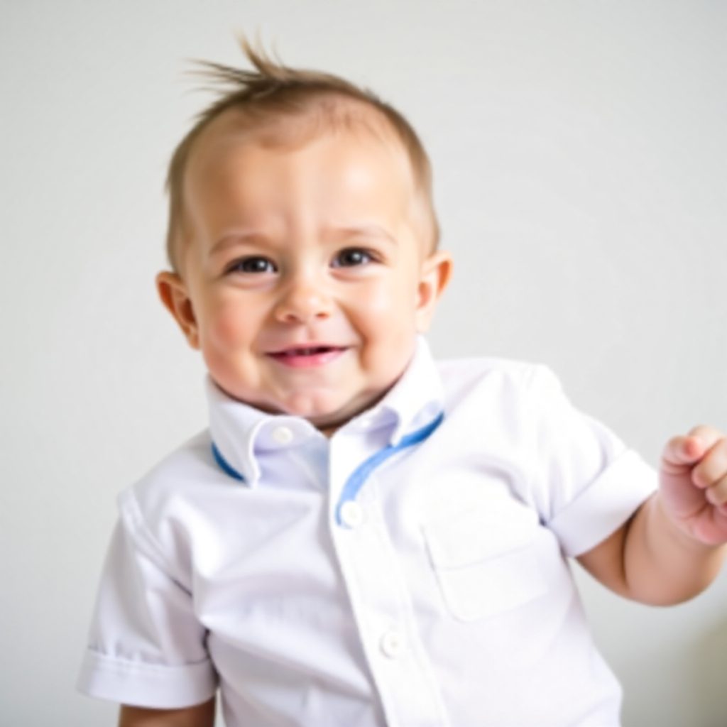 little boys Mohawk haircut