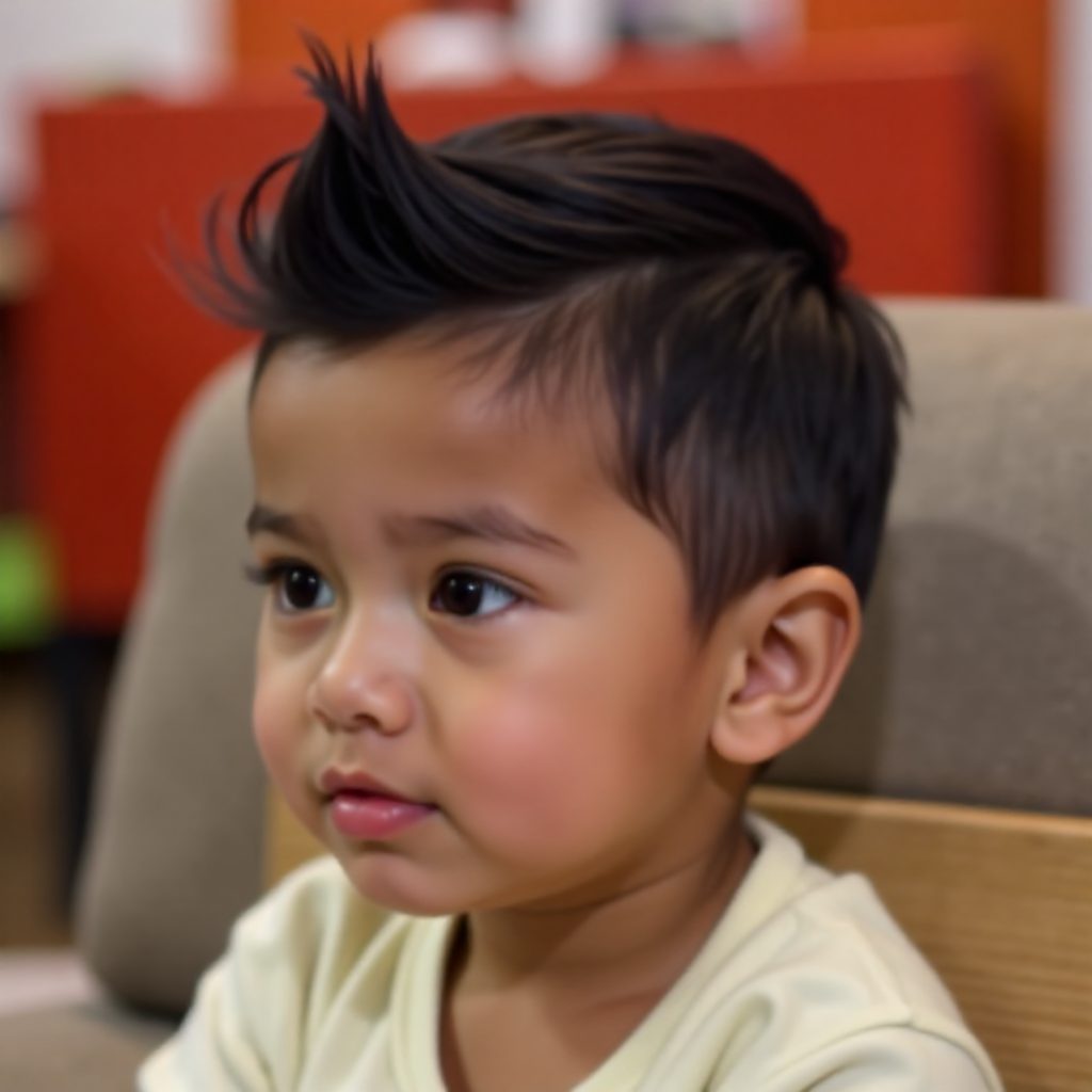 baby boys quiff hairstyle