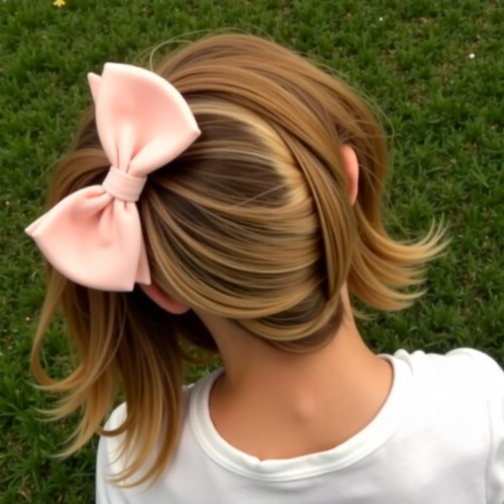 side pony with braids back to school hairstyle