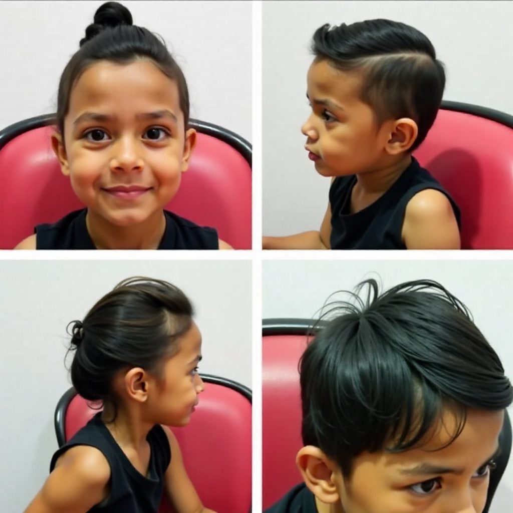 kids curly mohawk for thin hair