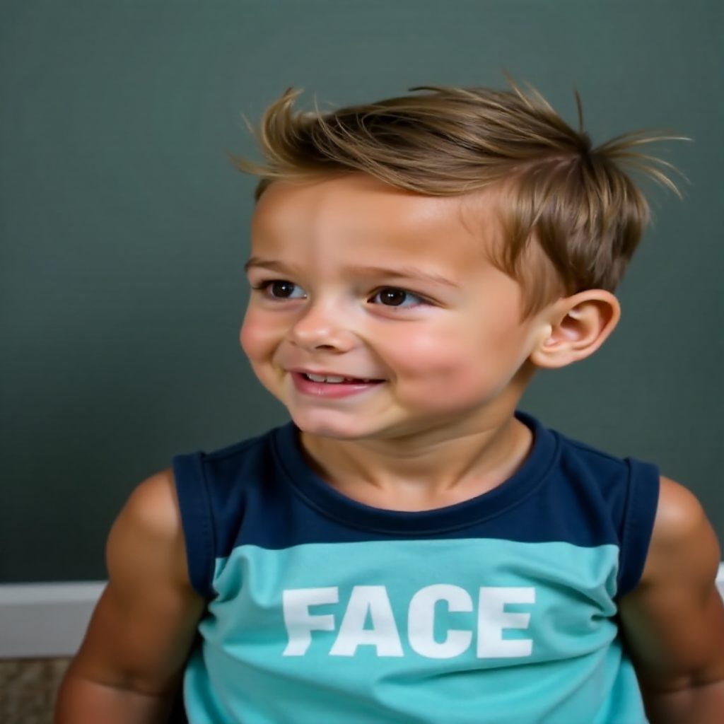 preppy hairstyle for little boys