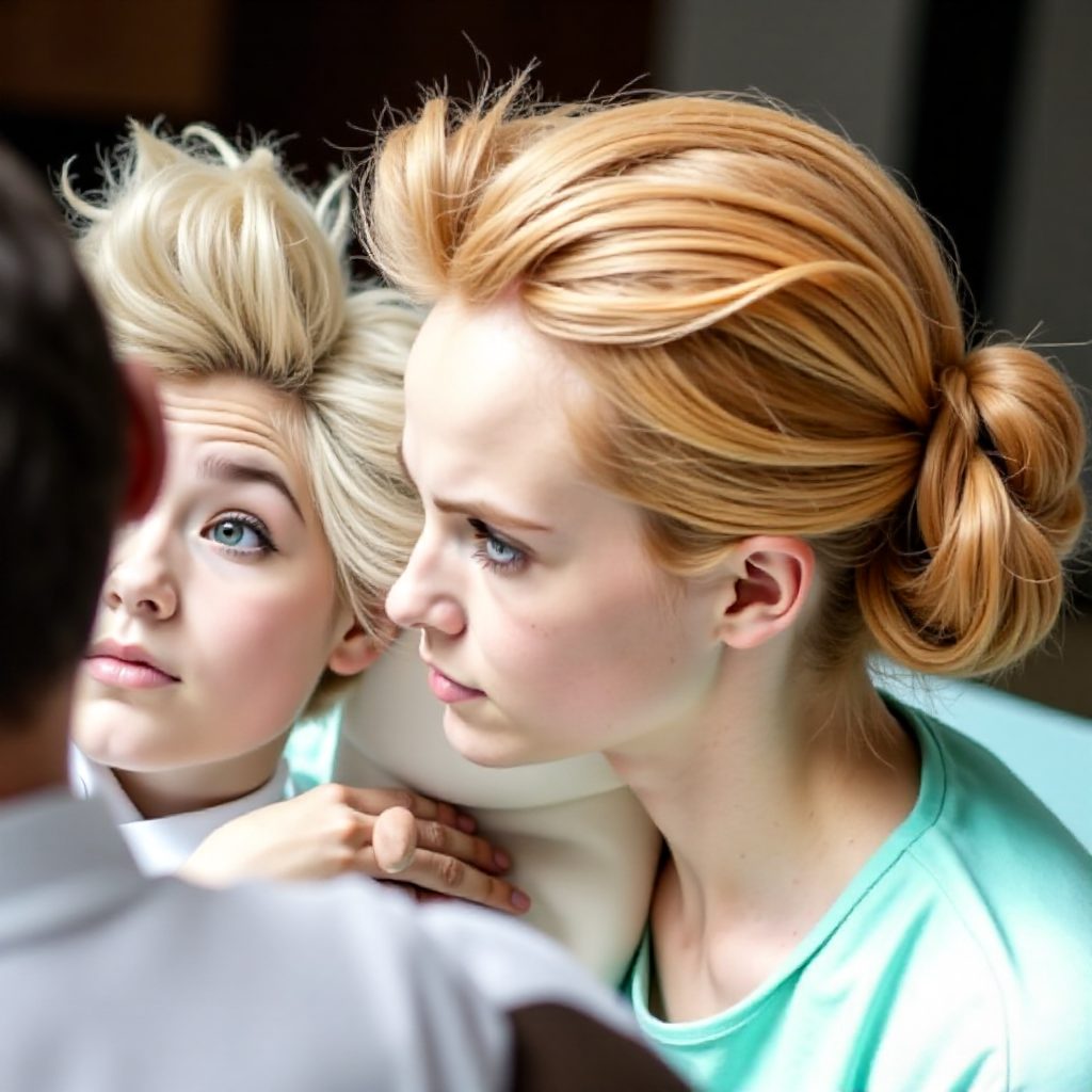 three ponytails hairstyle for toddlers