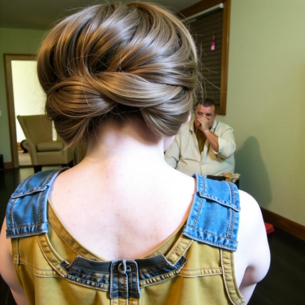 easy toddler girl hairstyle for short hair
