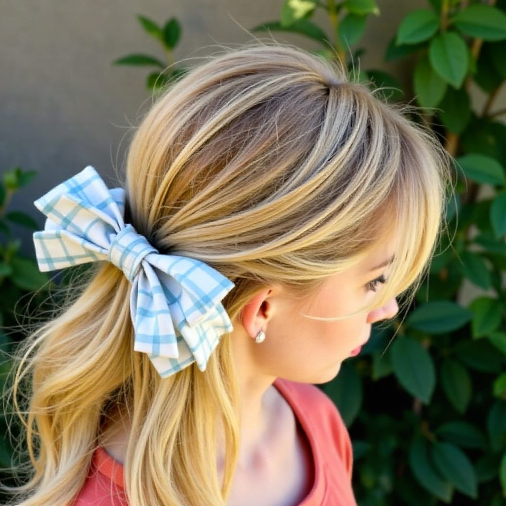 two braids and a side pony hairstyle for girls