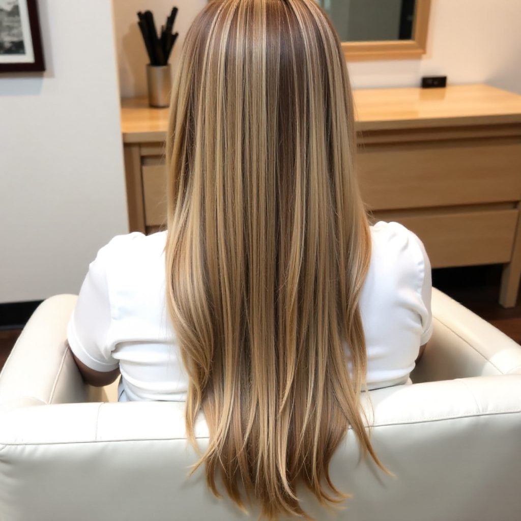 Diagonal Waterfall Braid For Straight Hair