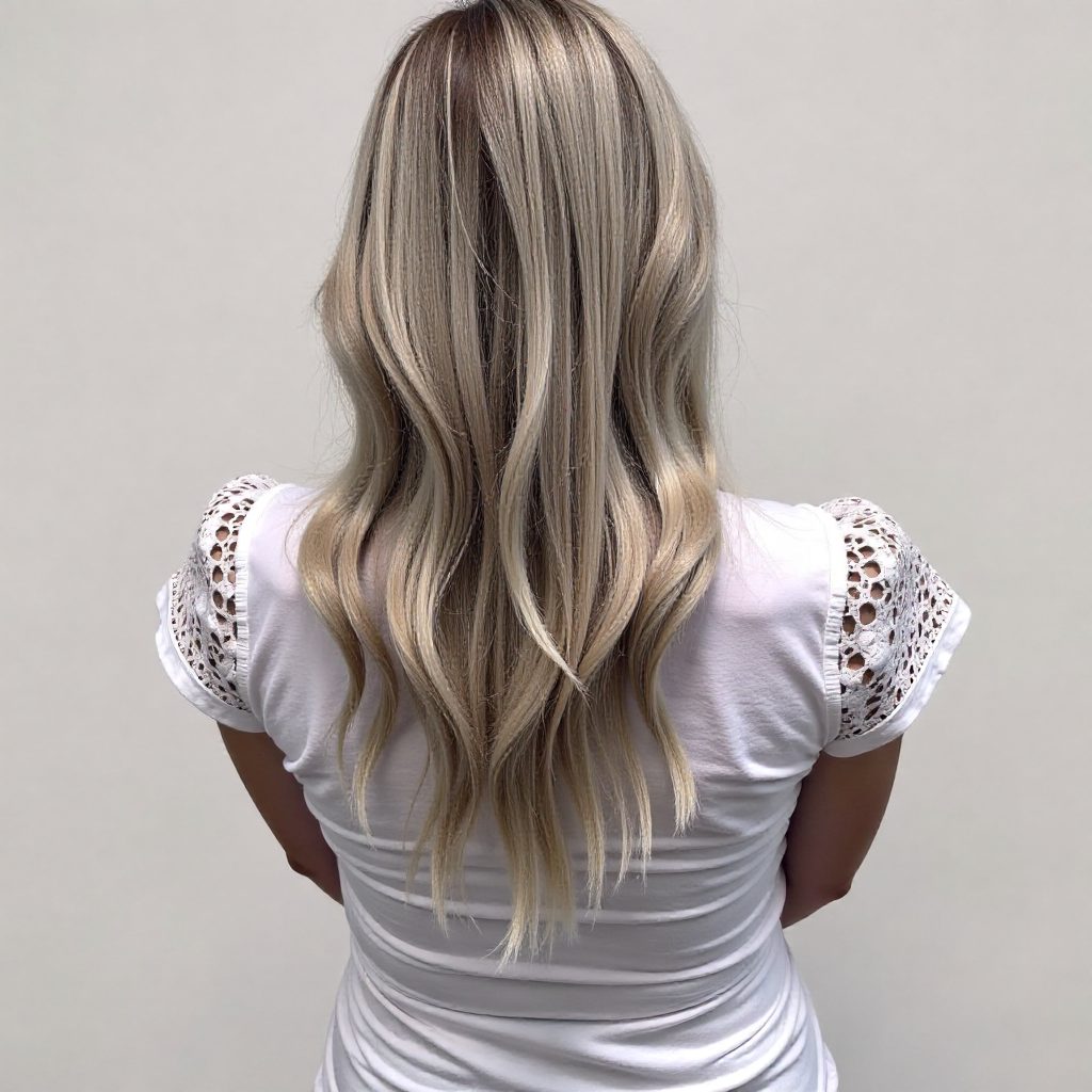 Waterfall Braid With A Hair Flower