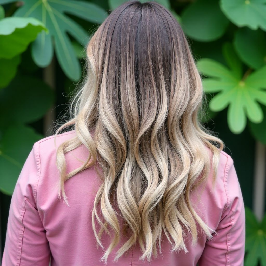 Waterfall Crown Half Updo
