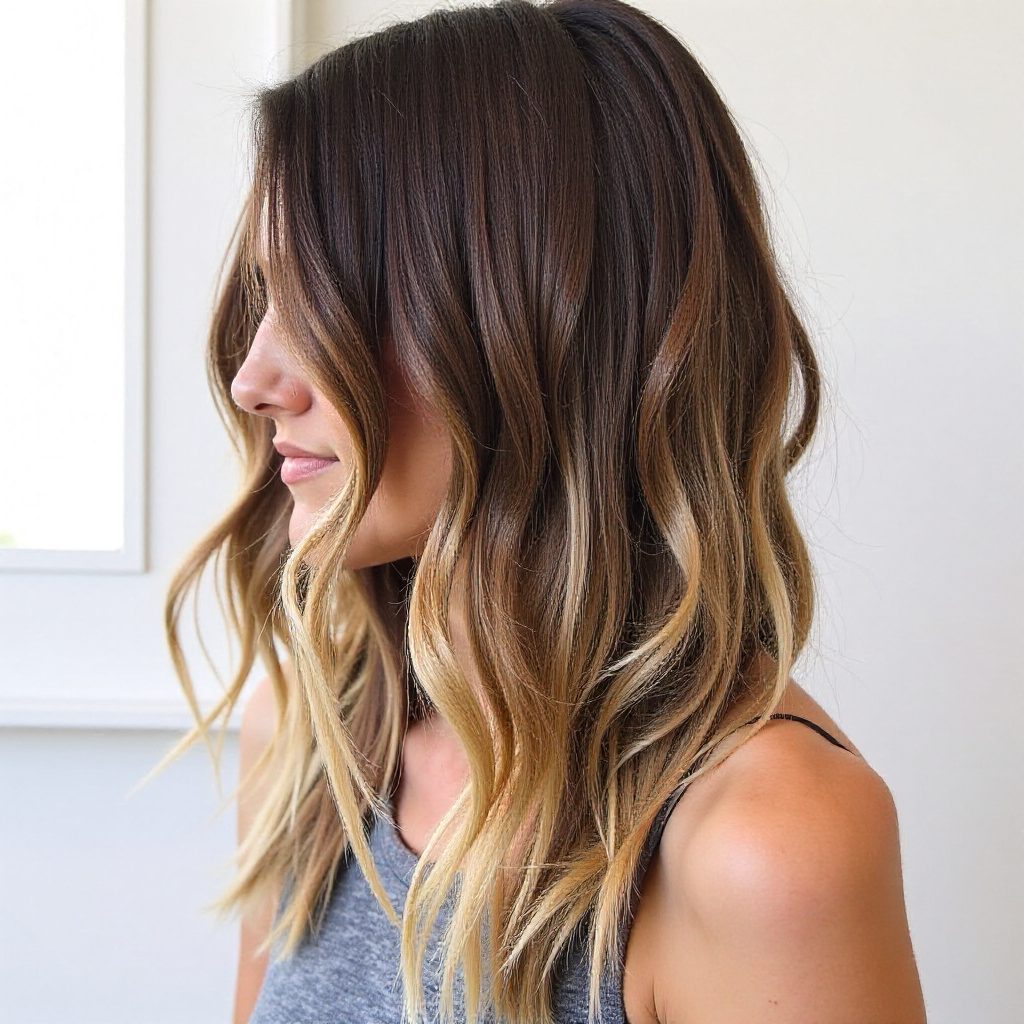 Half Up Waterfall Braid