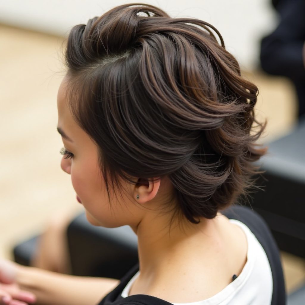 milkmaid braid updo with dutch braids