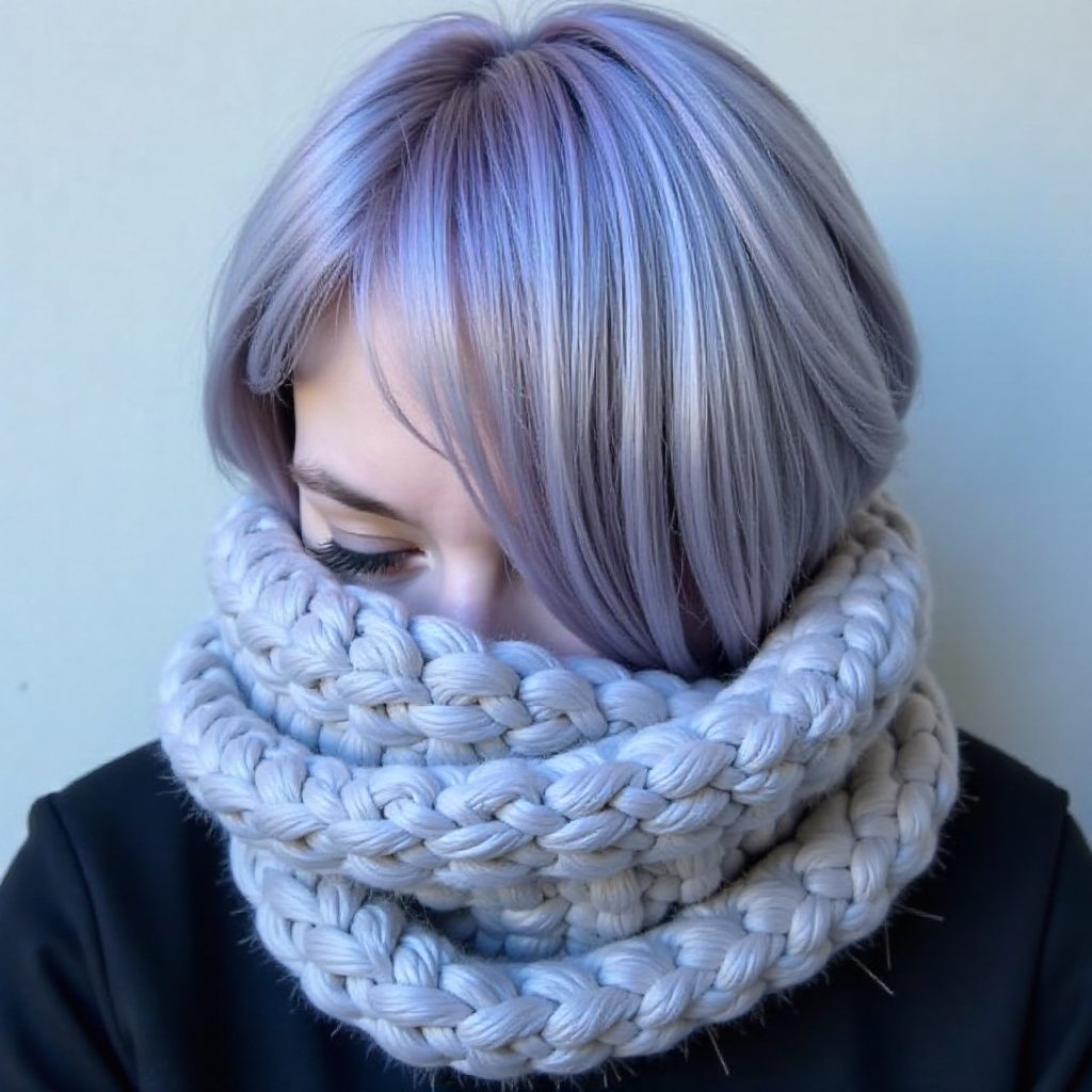 Lavender And Mint Hair Color