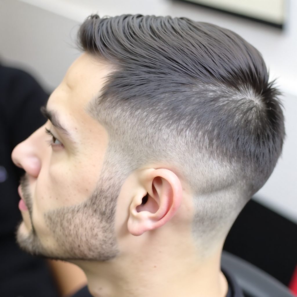 very short Ivy League cut