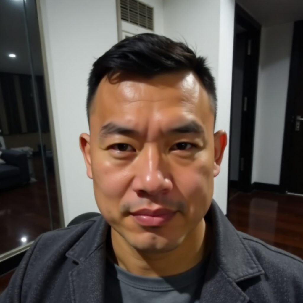 high fade for thin hair