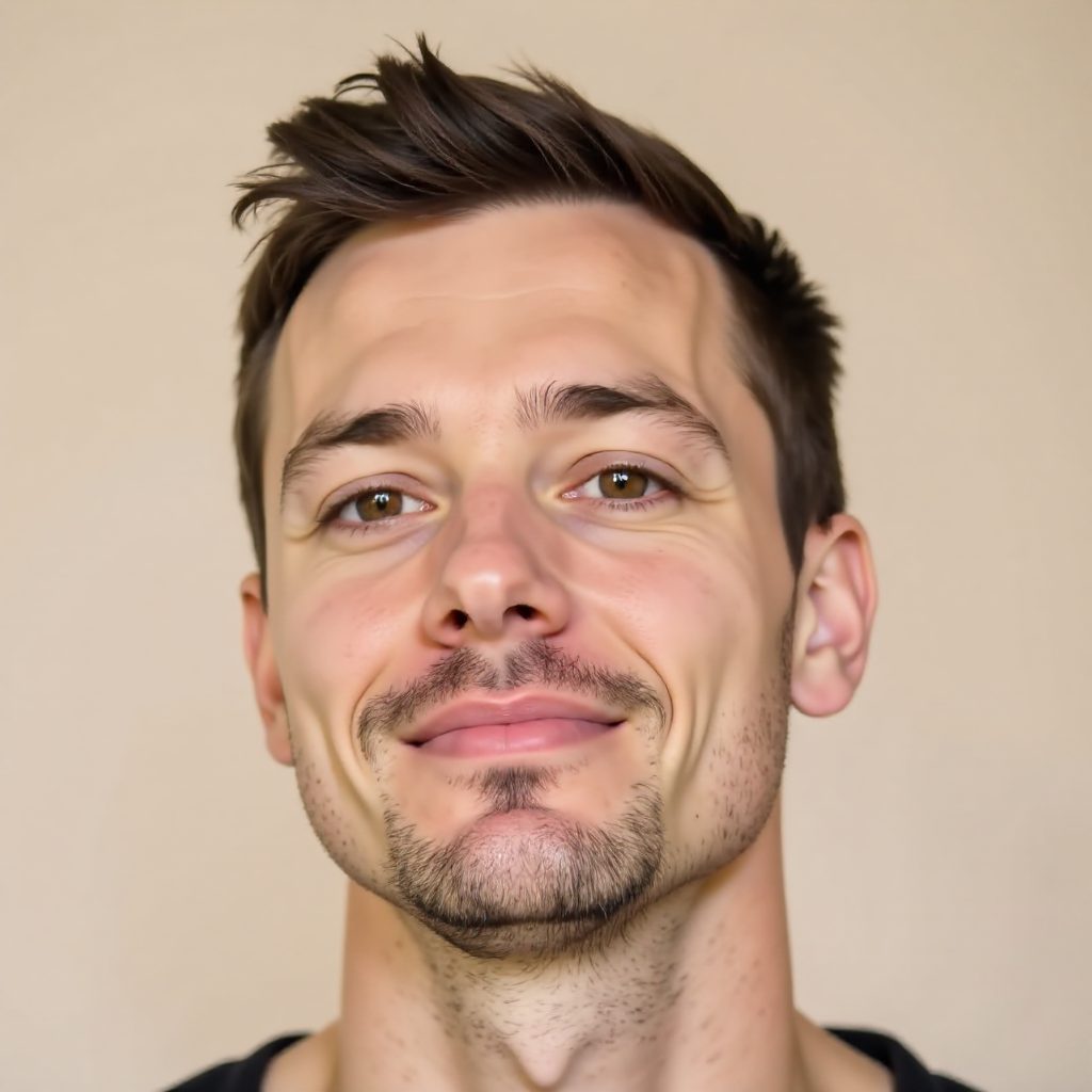 men's semi-short haircut