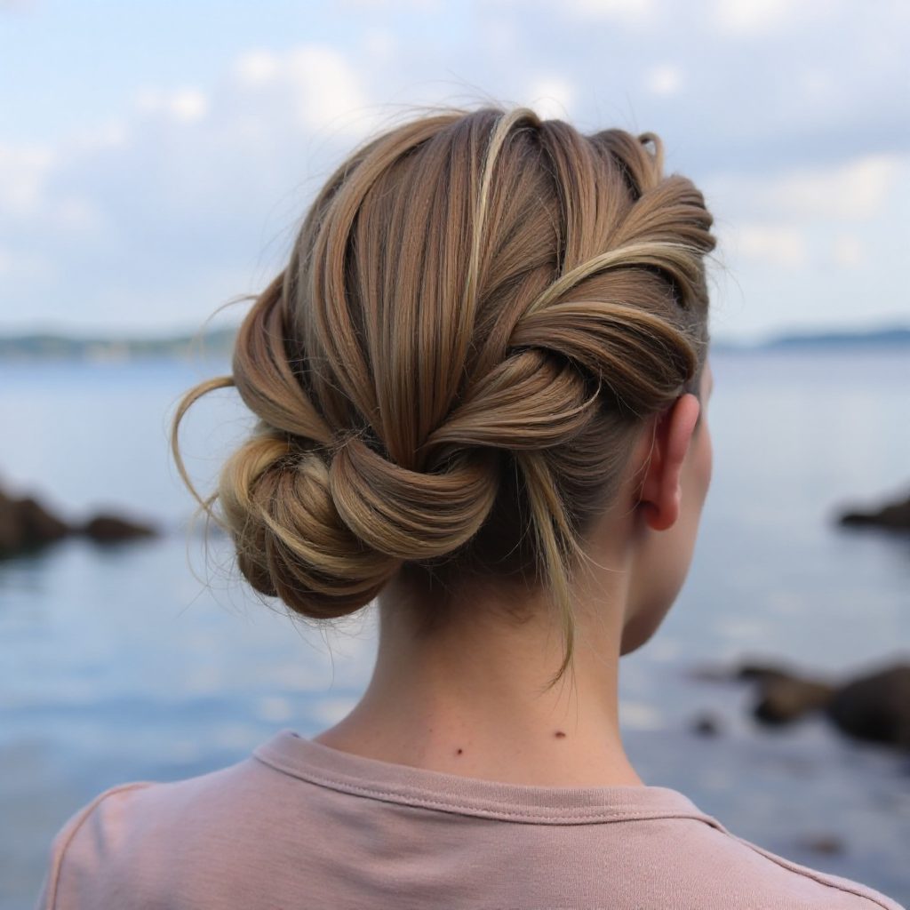Seashell Strand Braid Updo