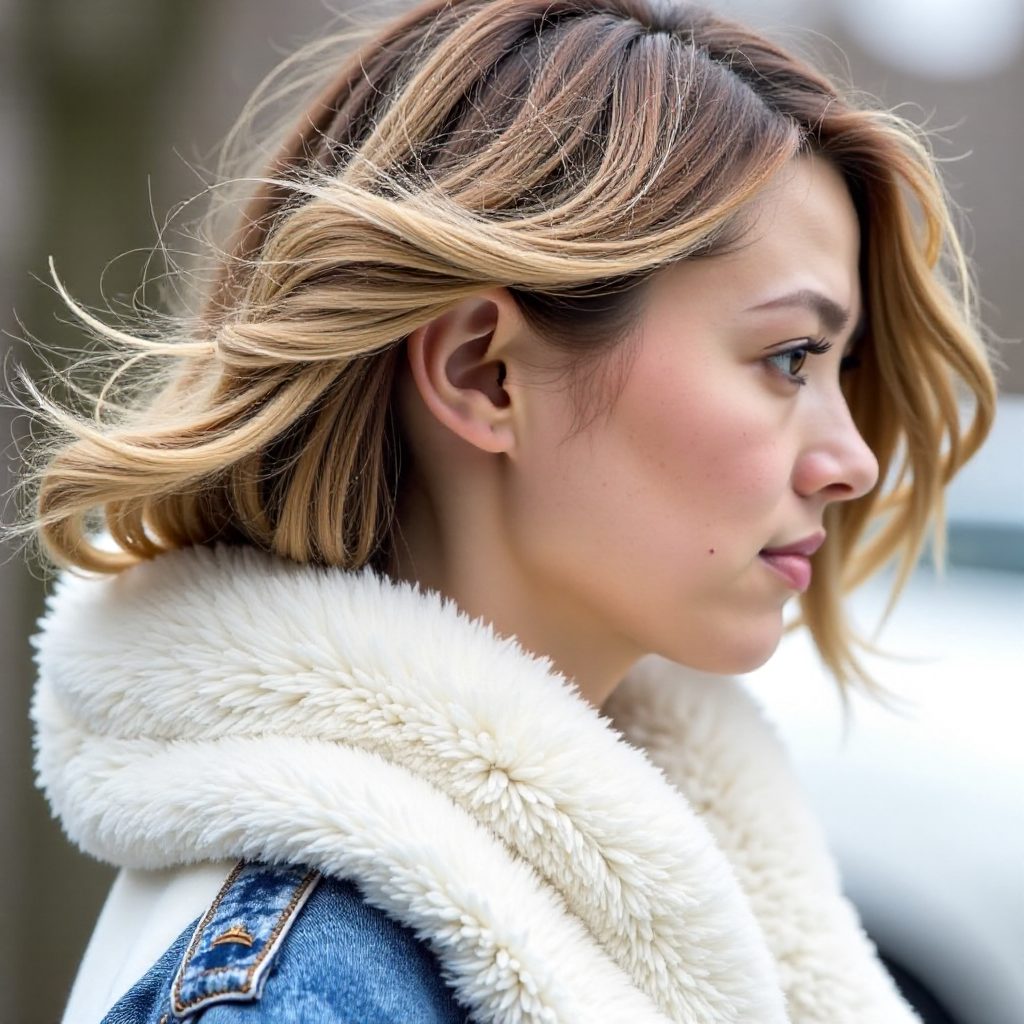 Side Braid Into Bun Updo