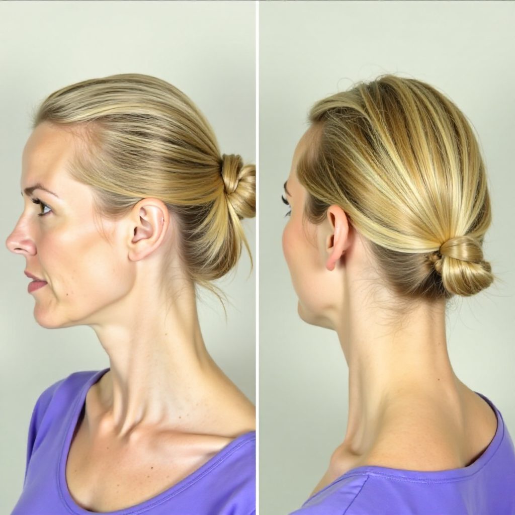 Mohawk Updo With Strand Braid